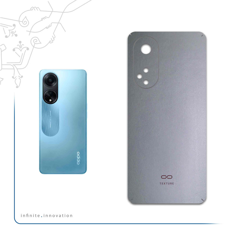 برچسب پوششی ماهوت مدل Matte-Silver مناسب برای گوشی موبایل اپو A98