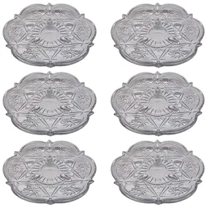 بشقاب میوه خوری سیلیکا مدل سان فلاور بسته 6 عددی