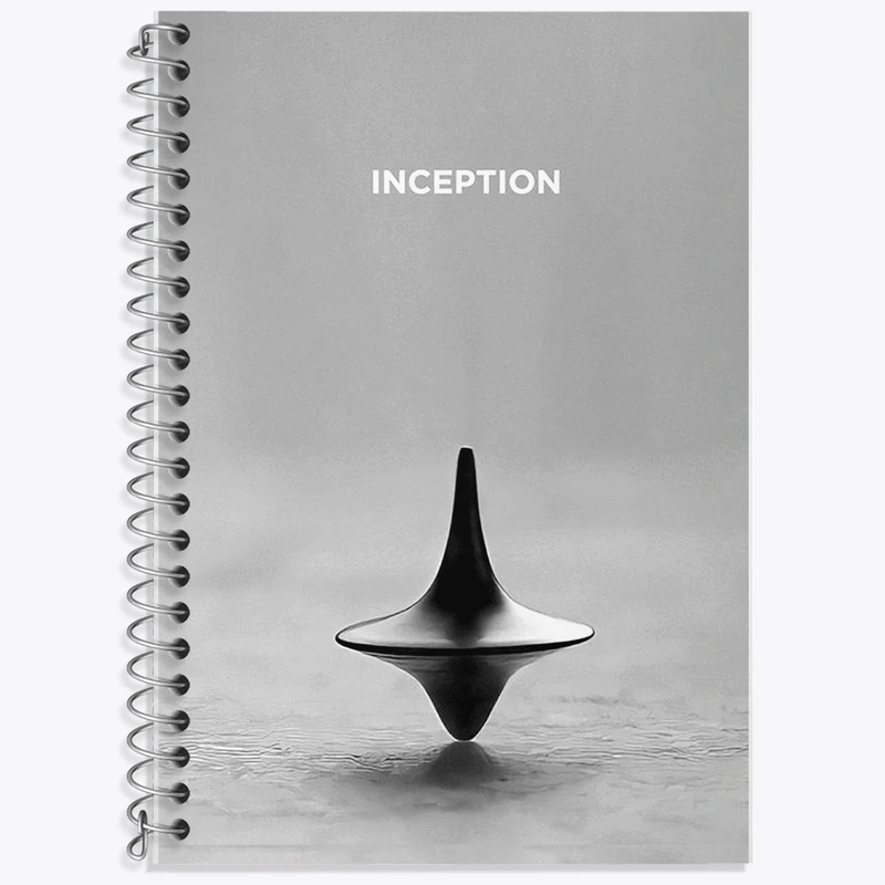 دفتر زبان 50 برگ خندالو مدل دو خط طرح Inception کد F1852