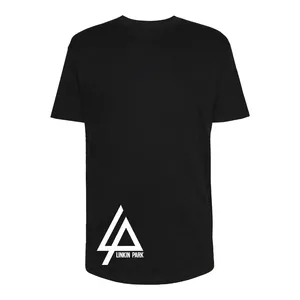 تی شرت لانگ زنانه مدل لینکین پارک کد P004 رنگ مشکی