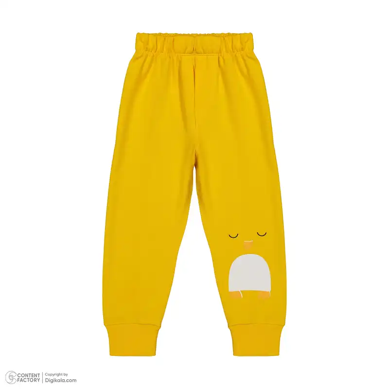 ست سویشرت و شلوار بچگانه سون پون مدل g816-16 رنگ زرد