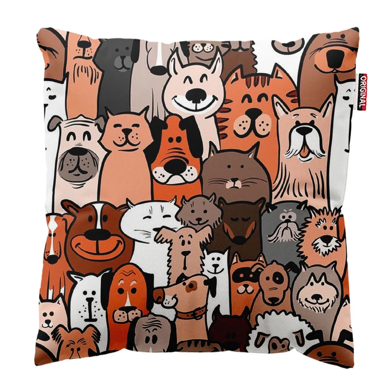 کوسن پاد آفرین طرح کارتونی کد 2116 سایز 30*30 سانتی متر