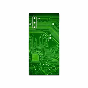 MAHOOT Green Printed Circuit Board Cover Sticker for Samsung Galaxy Note 10