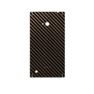 MAHOOT Glossy-Brown-Fiber Cover Sticker for Nokia Lumia 720