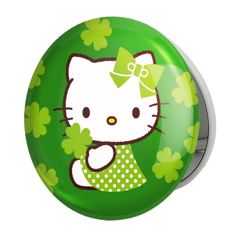 آینه جیبی خندالو طرح هلو کیتی مدل تاشو کد 24738 