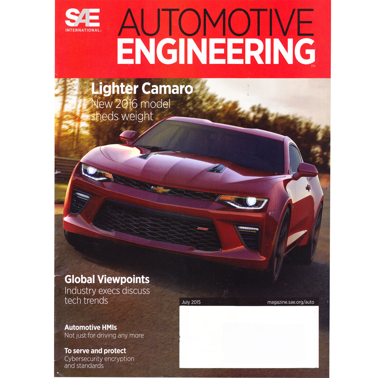 مجله Automotive Engineering جولای 2015