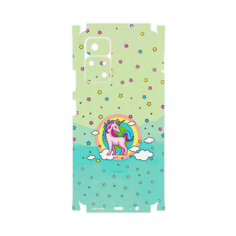برچسب پوششی ماهوت مدل Rainbow unicorn adventure-FullSkin مناسب برای گوشی موبایل شیائومی Poco M4 Pro 5G