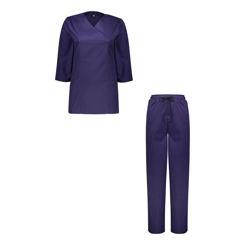 ست روپوش و شلوار پزشکی زنانه مدل Y013