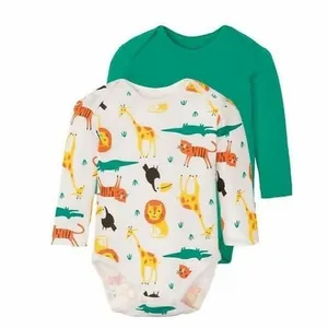  بادی آستین بلند نوزادی  لوپیلو مدل lan 328062 مجموعه 2 عددی