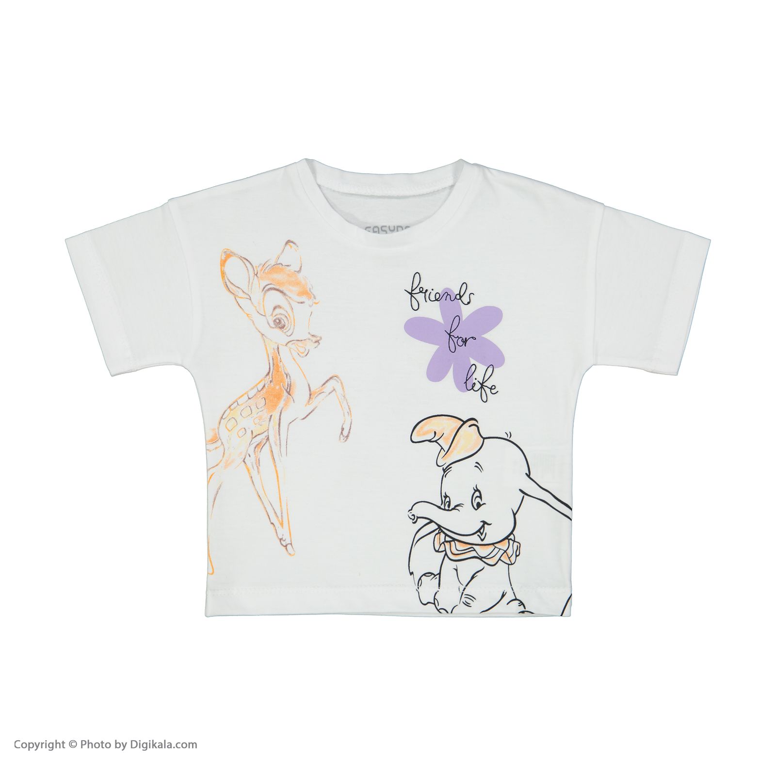 تی شرت دخترانه ایزی دو مدل 218118001 -  - 2