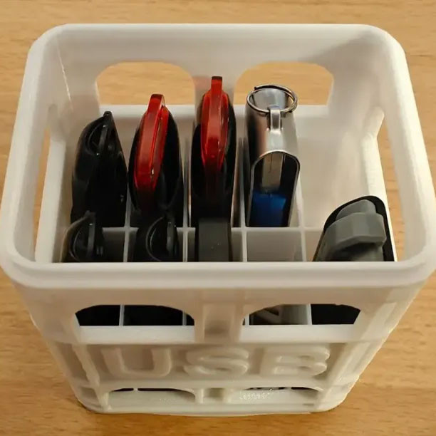 پایه نگهدارنده USB فلش مموری طرح جعبه نوشابه