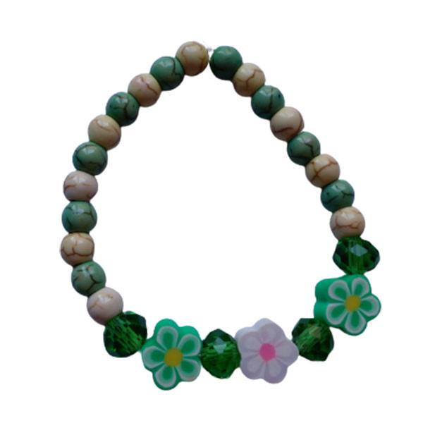 دستبند دخترانه مدل گل کد HCK041 دستبند دخترانه مدل گل کد HCK041