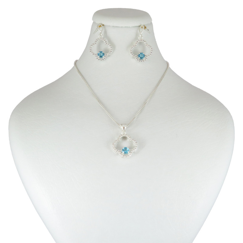 نیم ست نقره زنانه مدل AV185-S4.5 C1 نیم ست نقره زنانه مدل AV185-S4.5 C1