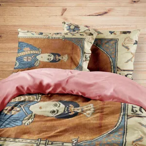 سرویس روتختی مدوپد طرح فرش تابلو مدل C-T00007 یک نفره 4 تکه