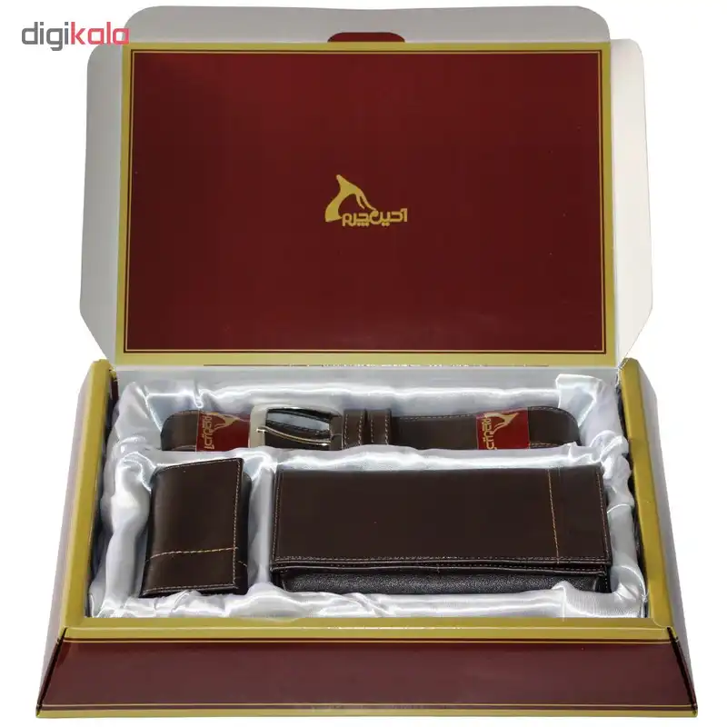 ست هدیه مردانه چرم بارز مدل DS3.Q