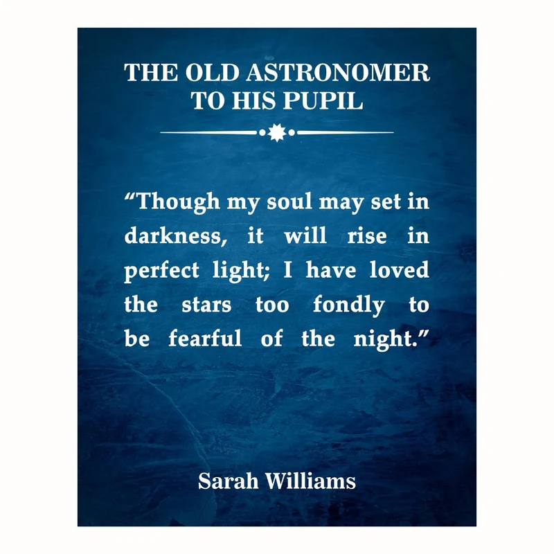 پوستر مدل مستر سارا ویلیامز-ستاره شناس قدیمی 