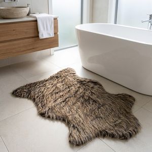 پادری مدل خز خرسی کد BC145 سایز 90x65 سانتی متر