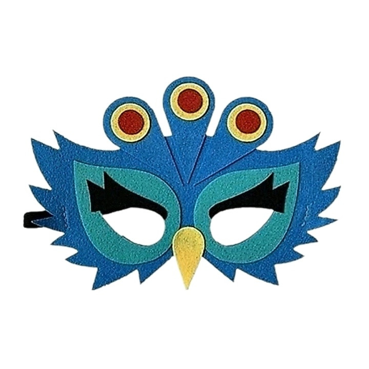 ماسک ایفای نقش مدل طاووس