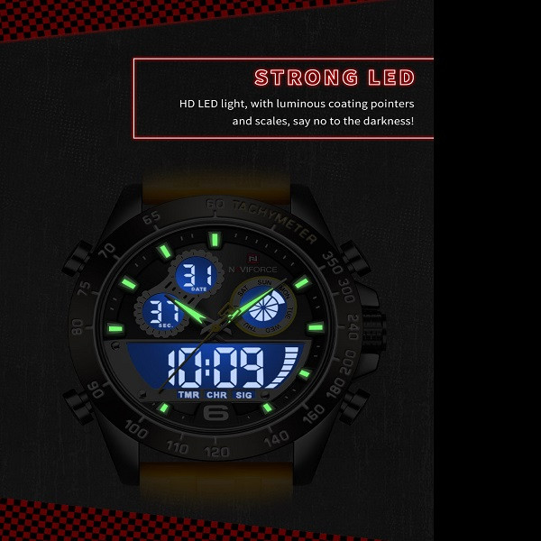 ساعت مچی عقربهای مردانه نیوی فورس مدل 9188TYL ساعت مچی عقربهای مردانه نیوی فورس مدل 9188TYL