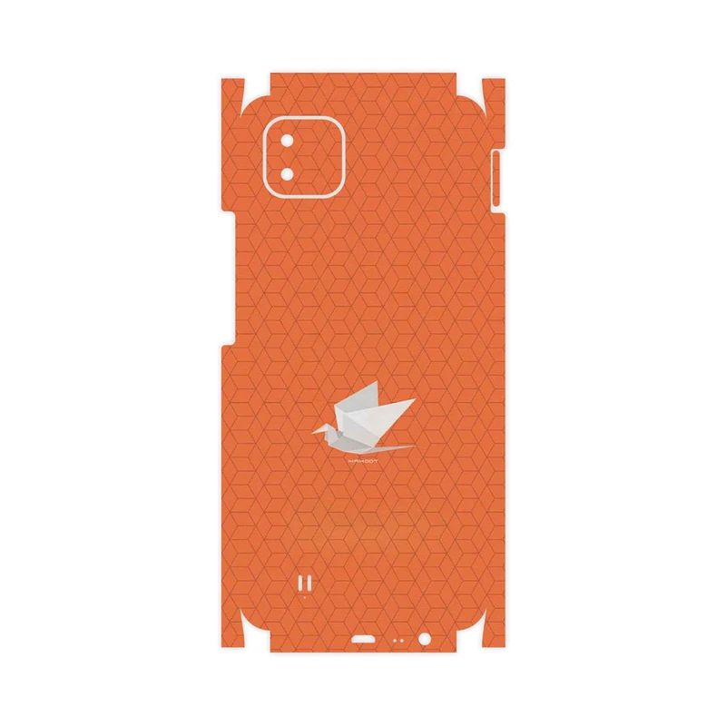 برچسب پوششی ماهوت مدل Minimalist origami bird-FullSkin مناسب برای گوشی موبایل ریلمی C11 2021
