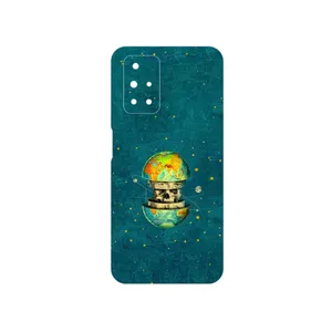 MAHOOT Collage of Earth Face Cover Sticker for Xiaomi Redmi 10