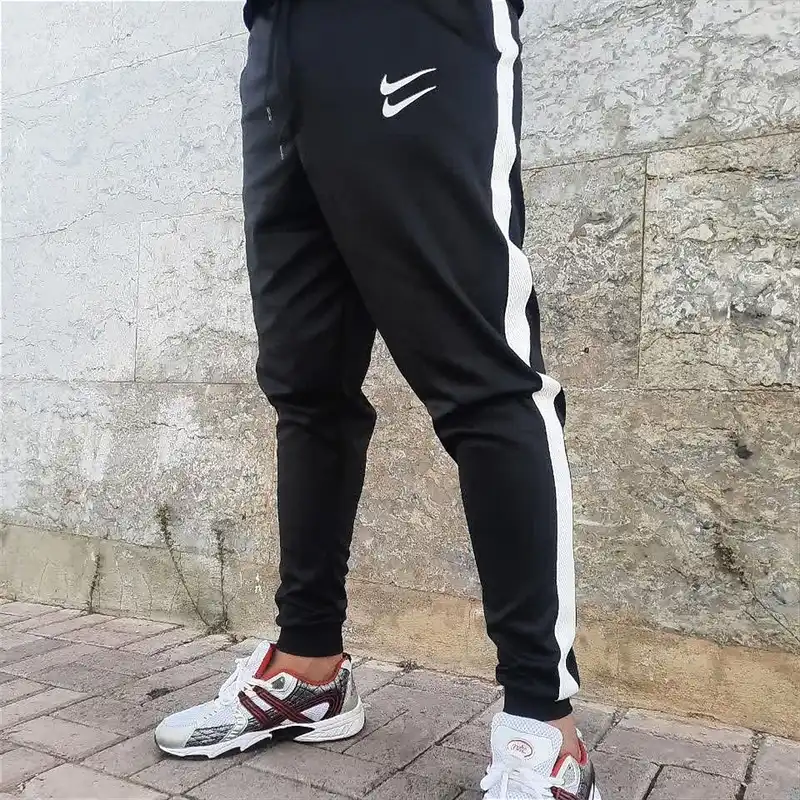 شلوار ورزشی مردانه مدل تک نوار بغل