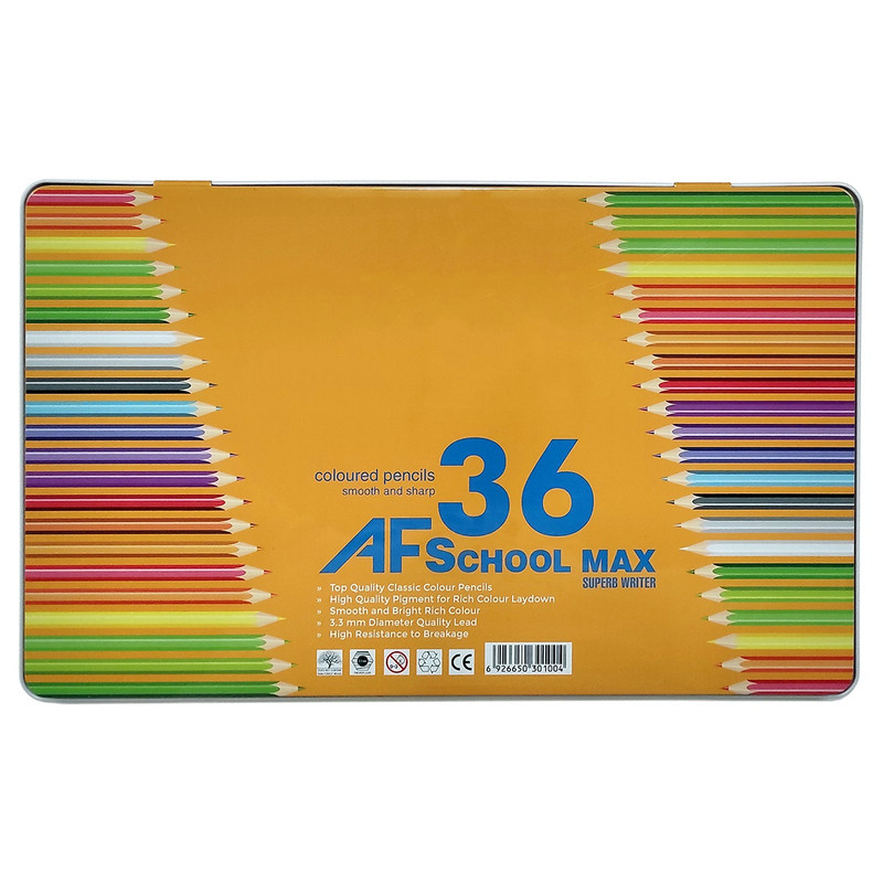 مداد رنگی 36 رنگ ای اف اسکول مکس مدل ونیز کد 301004