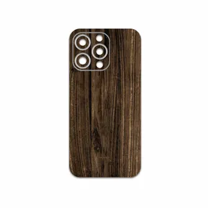 MAHOOT Dark-Walnut-Wood Cover Sticker for Apple iphone 13 Pro