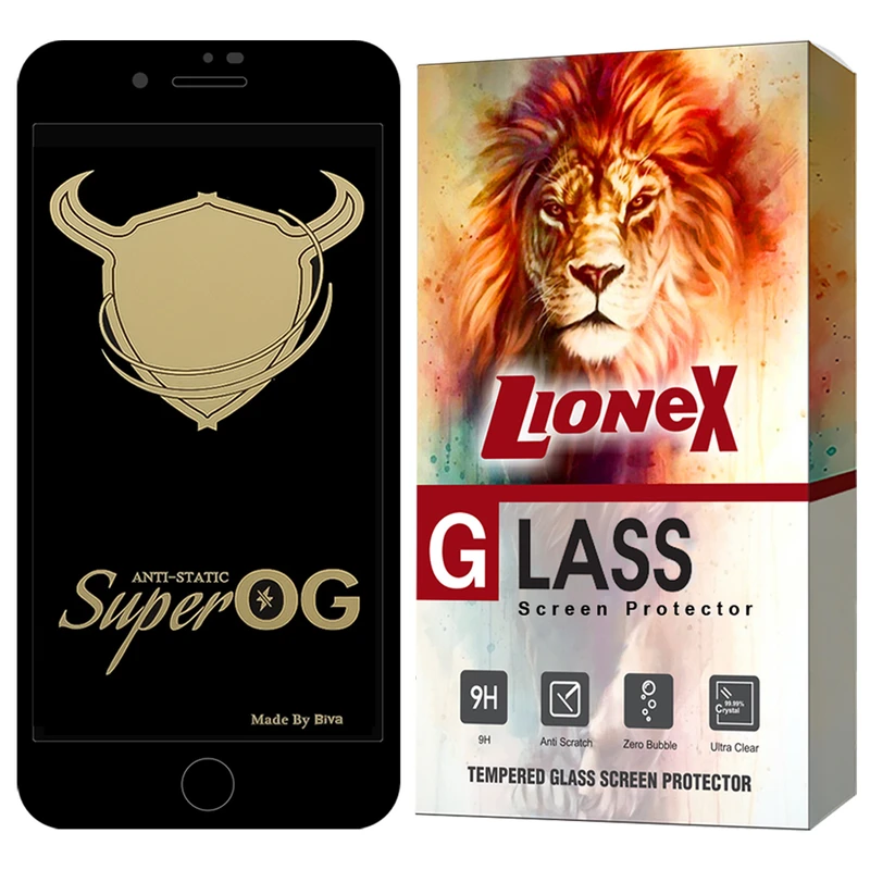 محافظ صفحه نمایش لایونکس مدل SOLOG مناسب برای گوشی موبایل اپل iPhone 6s Plus / iPhone 6 Plus 