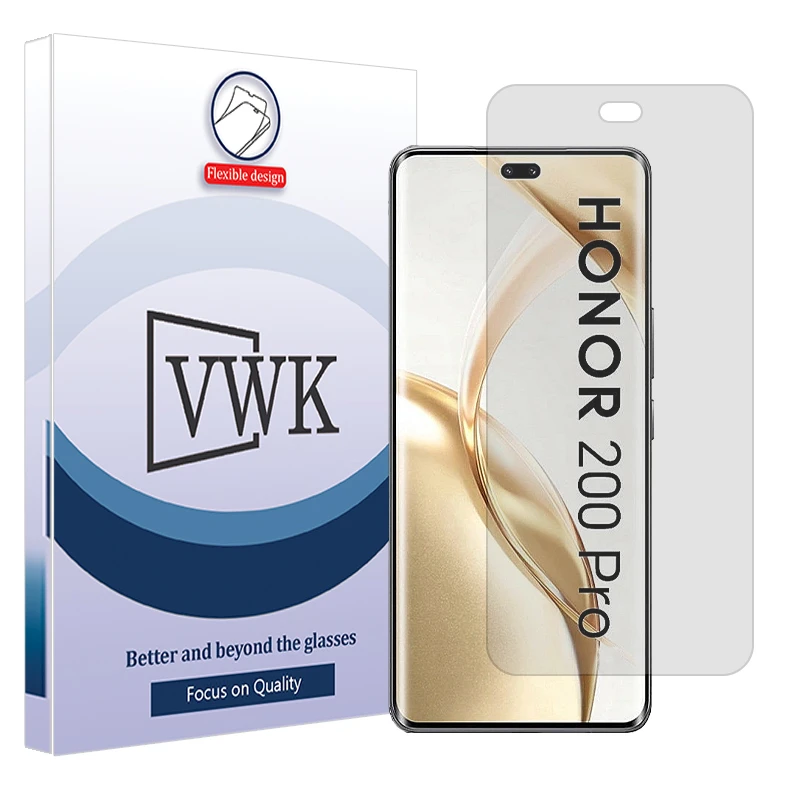 محافظ صفحه نمایش مات وی دبلیو کی مدل Tough مناسب برای گوشی موبایل آنر 200 Pro