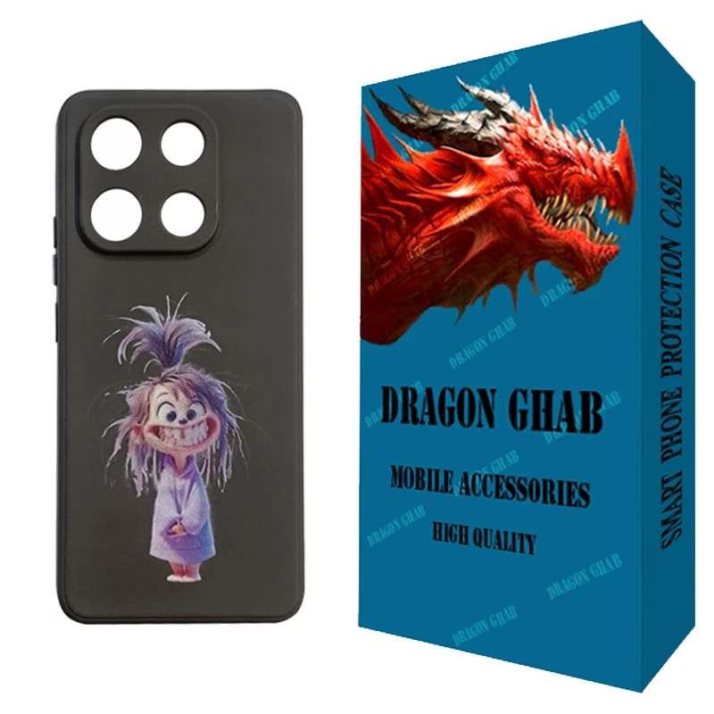 کاور دراگون قاب مدل CHPD کد 002 - B مناسب برای گوشی موبایل شیائومی Redmi Note 13 4G