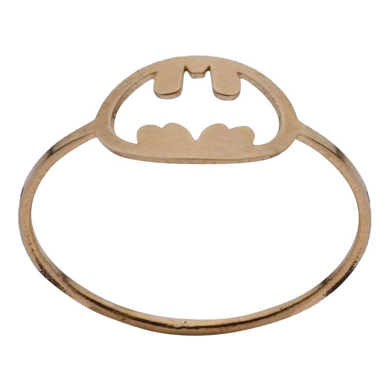 انگشتر طلا 18 عیار دخترانه مایا ماهک مدل MR1121 طرح بتمن