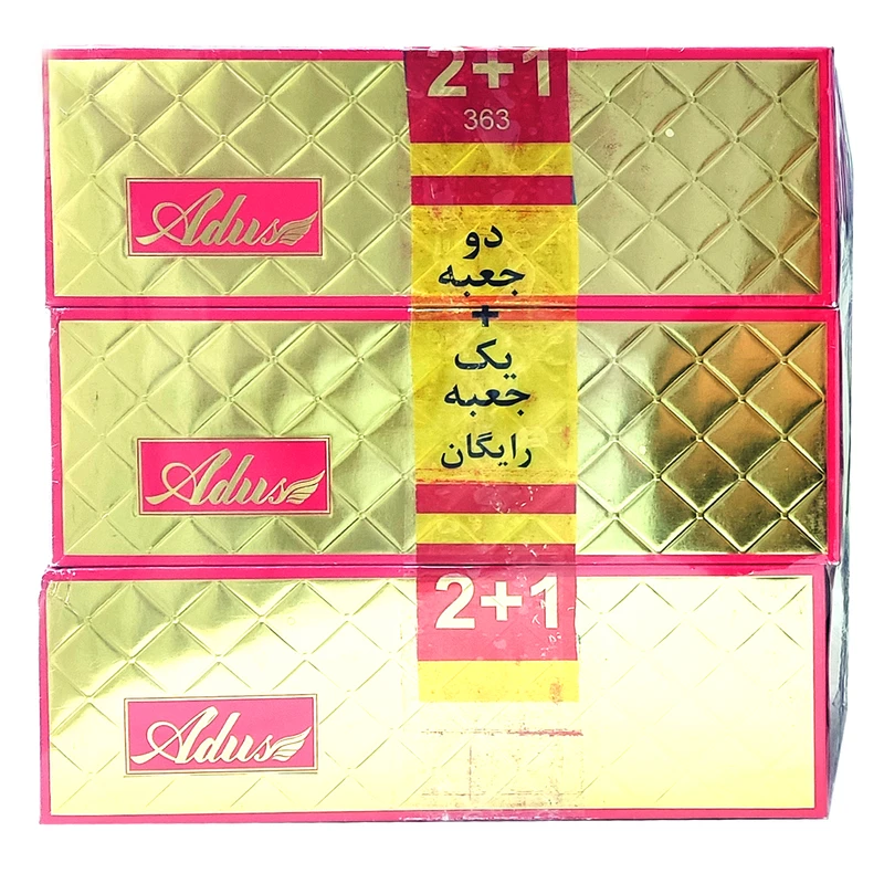 دستمال کاغذی 150 برگ آدوس مدل ADS_Sora-ti بسته 3 عددی