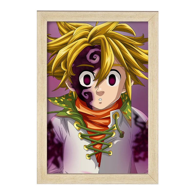 تابلو خندالو مدل ملیوداس انیمه هفت گناه کبیره  کد 17530