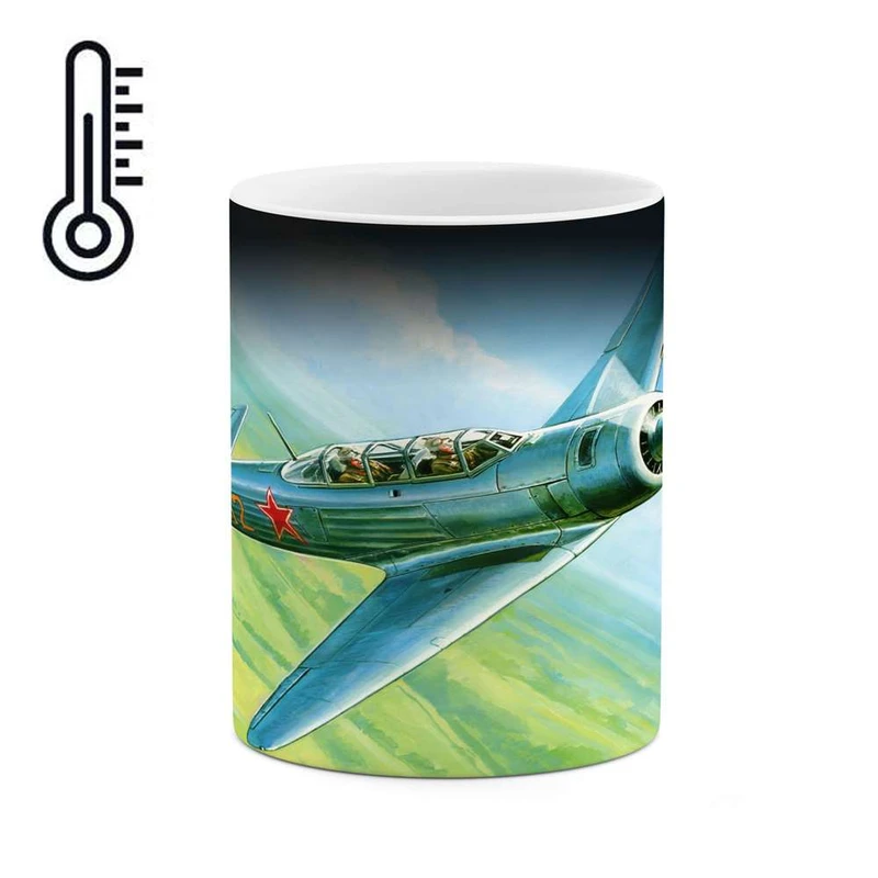 ماگ حرارتی کاکتی مدل هواپیما کد mgh15565