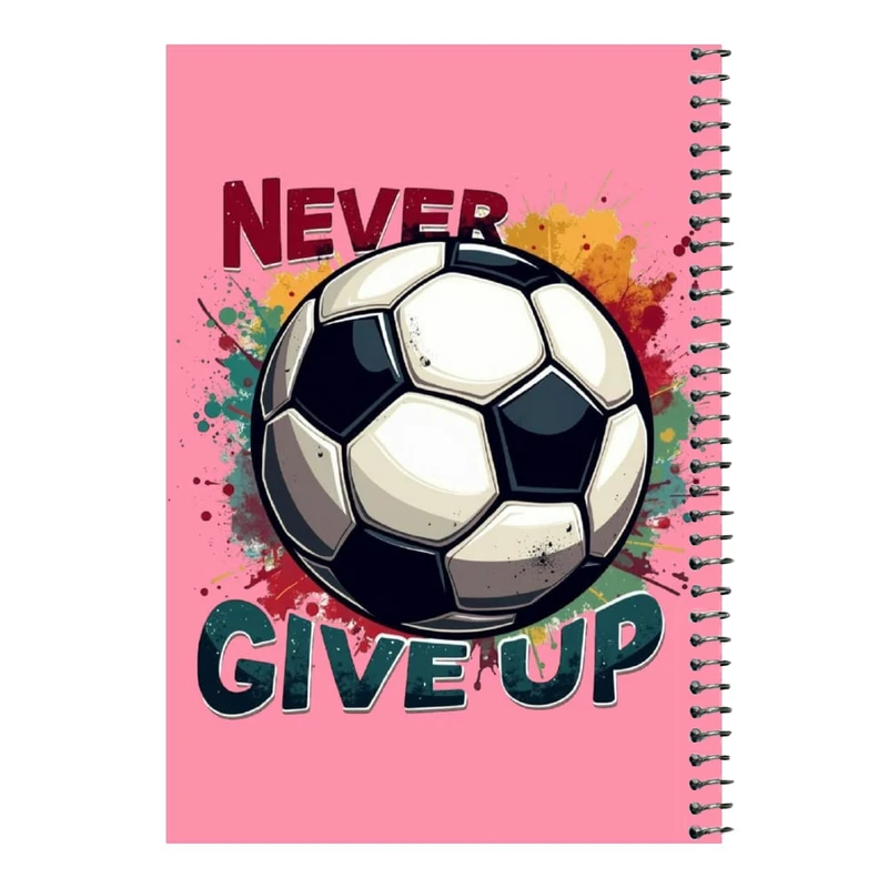 دفتر مشق 80 برگ اس جی مدل توپ فوتبال    