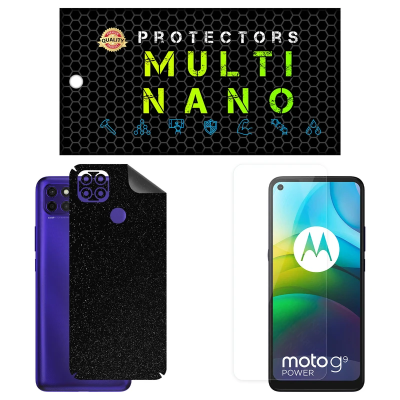 محافظ صفحه نمایش مولتی نانو مدل X-SFG مناسب برای گوشی موبایل موتورولا Moto G9 Power به همراه برچسب پوششی