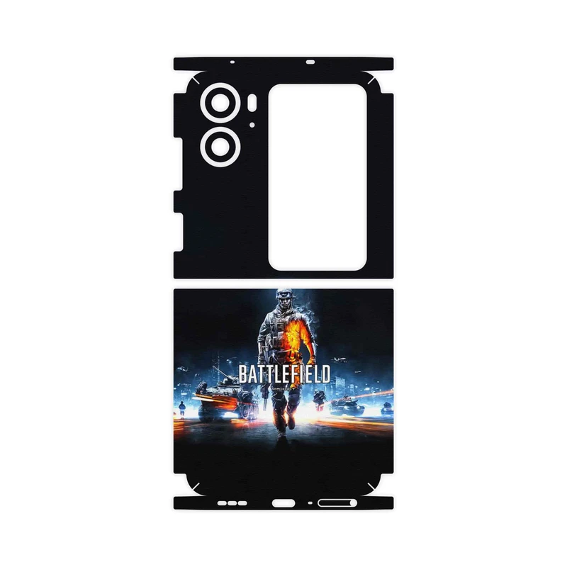برچسب پوششی ماهوت مدل Battlefield Game Series-FullSkin مناسب برای گوشی موبایل اپو Find N2 Flip