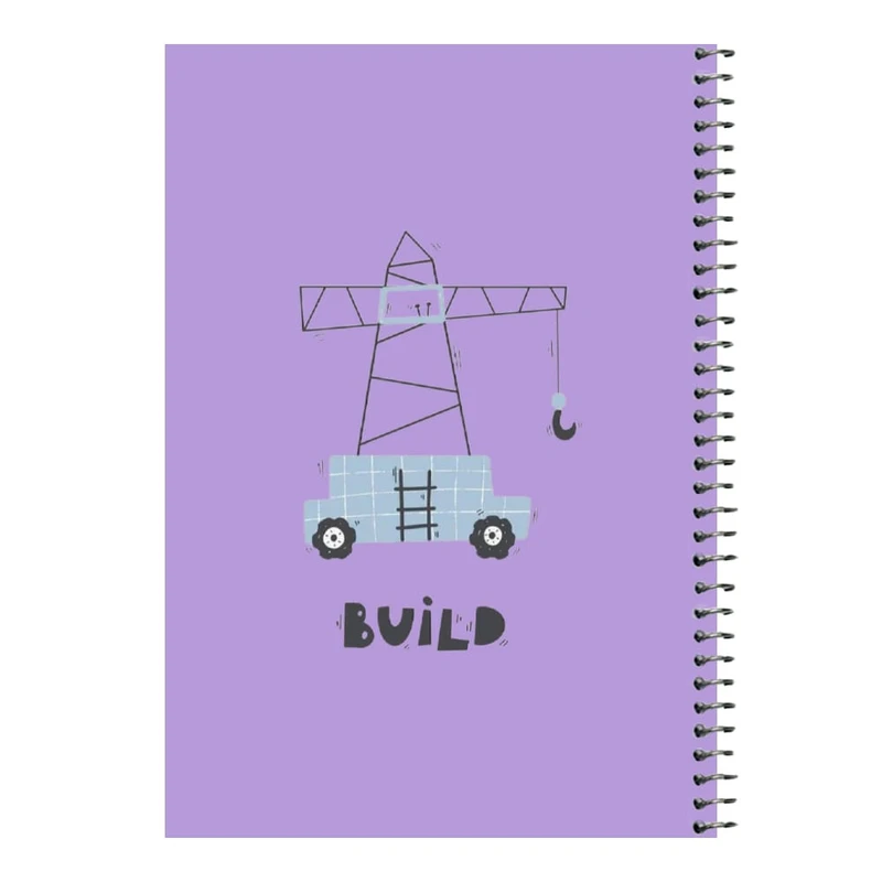 دفتر مشق 80 برگ اس جی مدل ماشین کار   