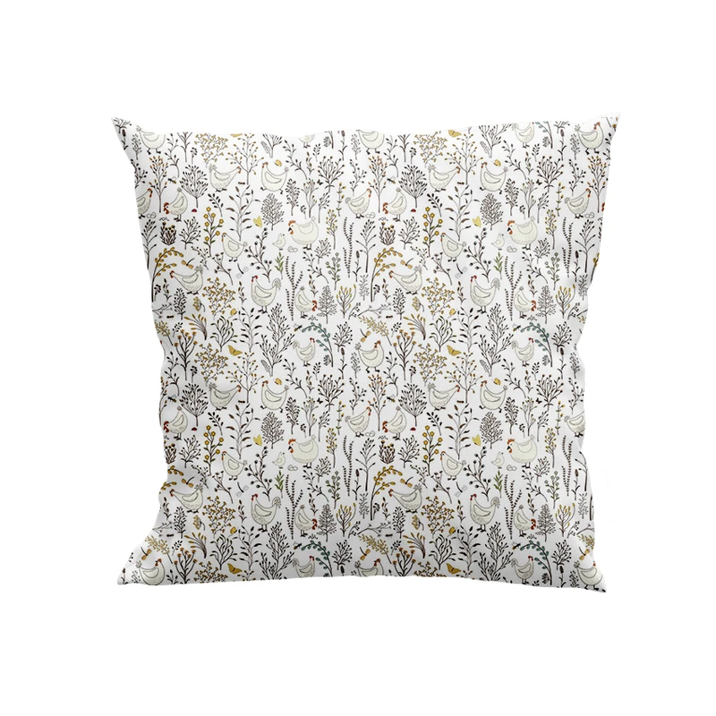 کوسن پاد آفرین مدل مرغ و خروس کد DKK1132