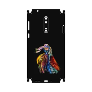 MAHOOT Rainbow Hair Digital Art-FullSkin Cover Sticker for Nokia 8