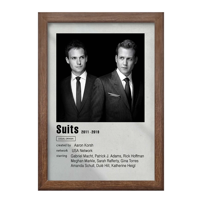 تابلو خندالو طرح کت شلواری ها (Suits) کد F11284