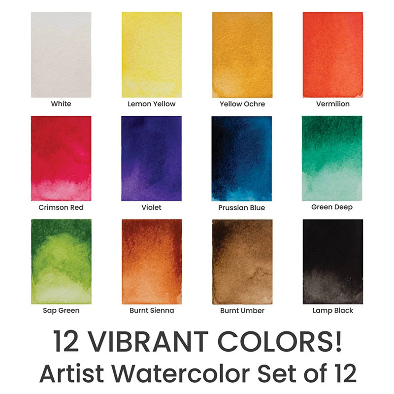 آبرنگ ماریز مدل ARTIST COLOUR بسته 12 عددی آبرنگ ماریز مدل ARTIST COLOUR بسته 12 عددی
