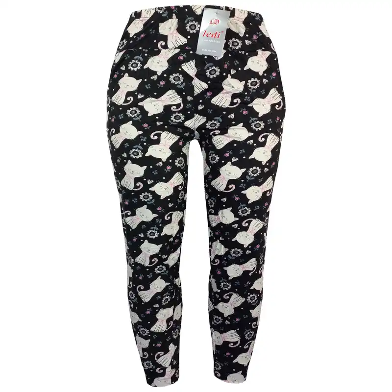 شلوار زنانه مدل CAT رنگ مشکی