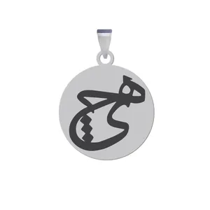 آویز گردنبند زنانه و مردانه هایکا مدل کلمه هیچ کد z.jh 271