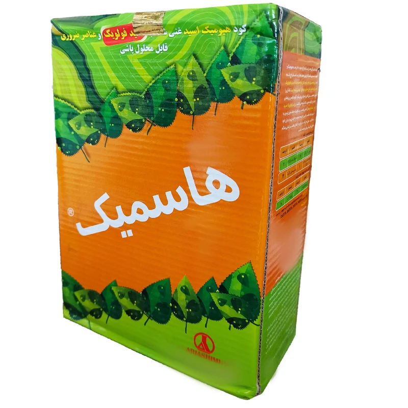 کود اسید هیومیک آریا شیمی مدل هاسمیک وزن 1.5 کیلوگرم