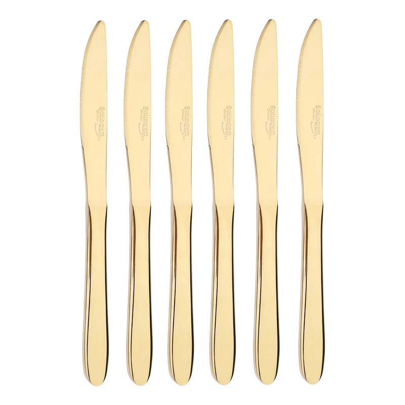 کارد میوه خوری زولینگن مدل رزالی گلدن مجموعه 6 عددی