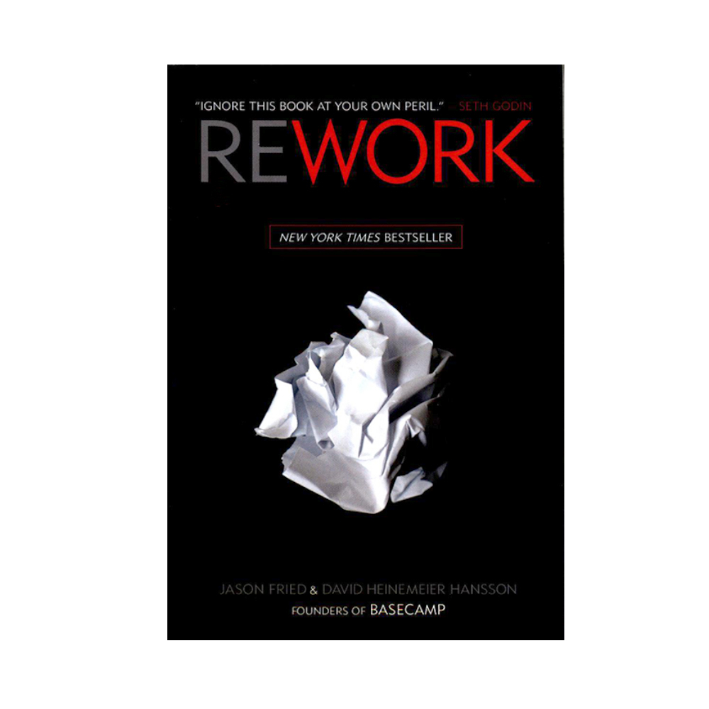 کتاب REWORK اثر JASON FRIED  و DAVID HEINEMEIER HANSSON انتشارات مهربان