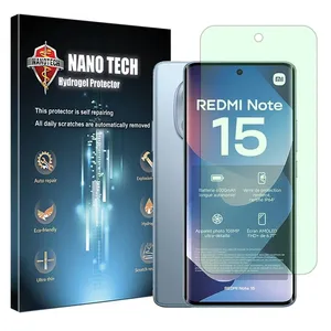 Nano tech Hydrogel model anti green Screen Protector for Xiaomi Redmi Note 15 4G mobile phone