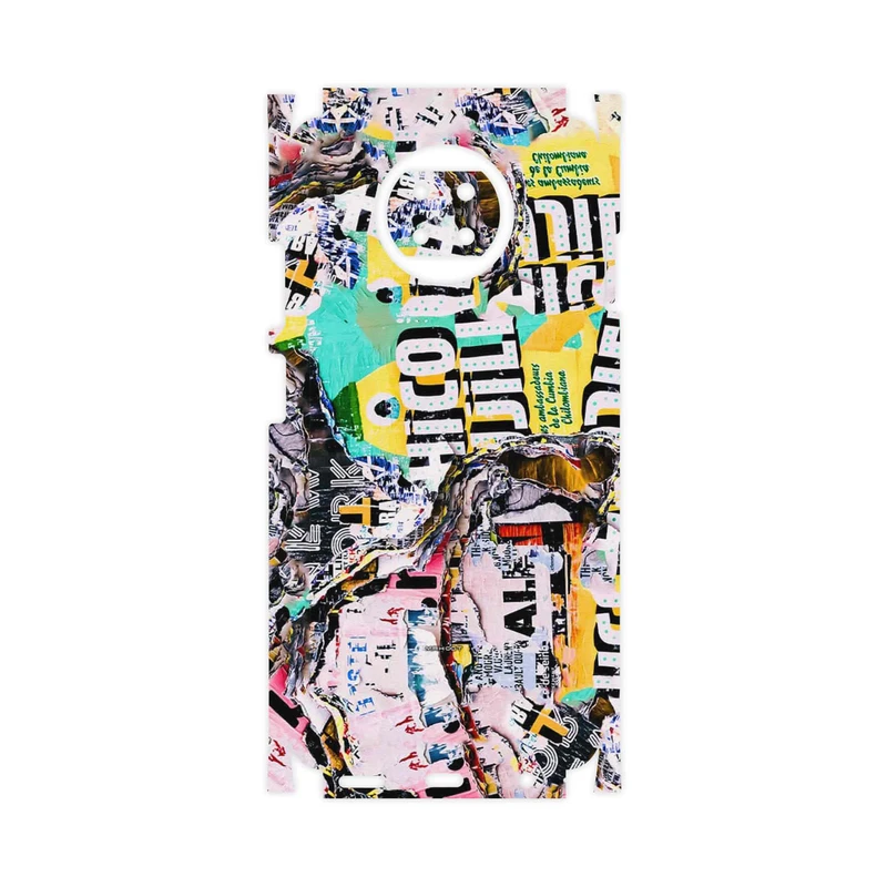 برچسب پوششی ماهوت مدل Collage of Teared Paper-FullSkin مناسب برای گوشی موبایل شیائومی Redmi Note 9T